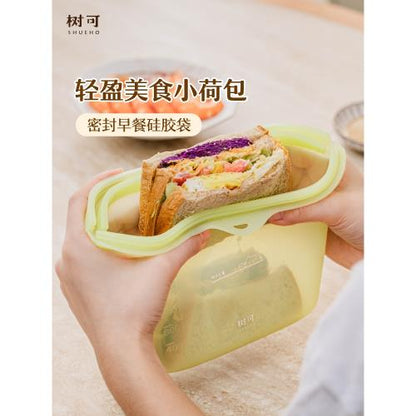 Tree Correct Silicone Lunch Box – Microwave Safe, Portable Bento Box