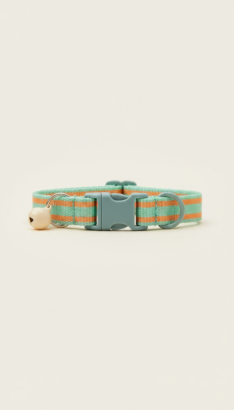 Bright Cat Collar With Quick-Release Buckle