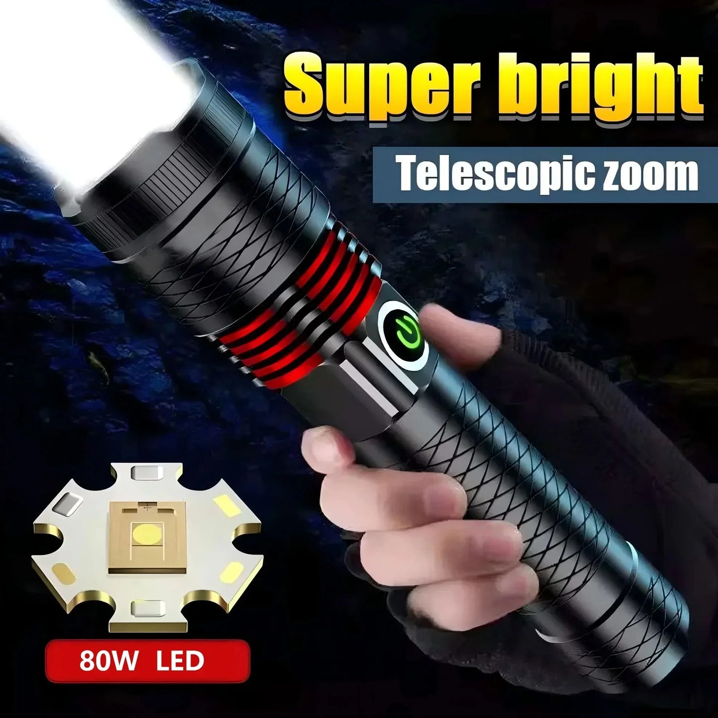 VoltBeam – Rechargeable LED Flashlight
