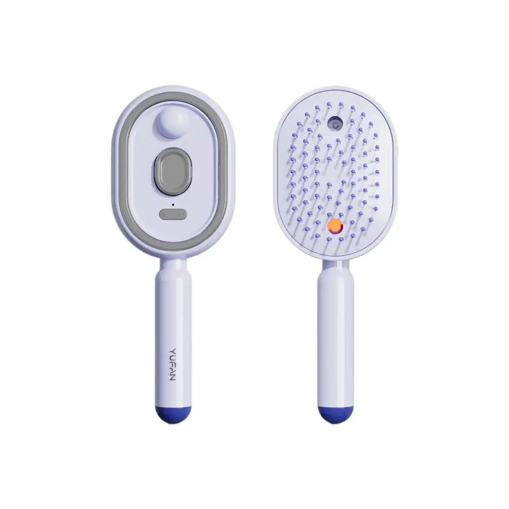 3-In-1 Electric Spray Hair Brush Air Cushions Massage Comb Mist Function Stronger Ion Technology Less Essential Oil Brush